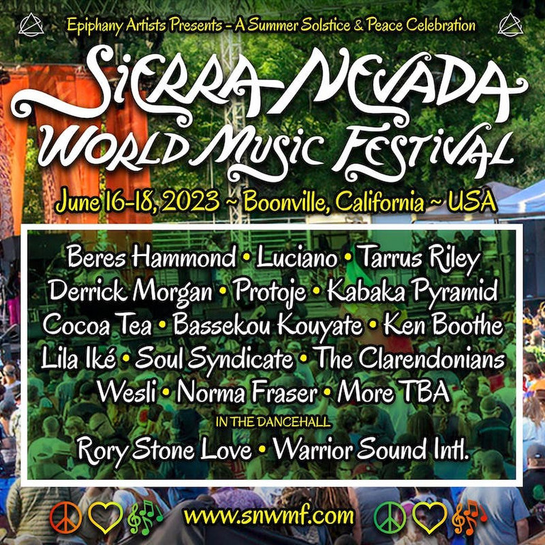 Sierra Nevada World Music Festival 2023 