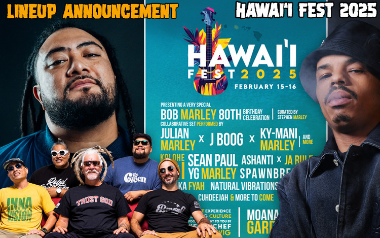 Julian, Ky-Mani & YG Marley, Sean Paul, J Boog @ Hawai'i Fest 2025