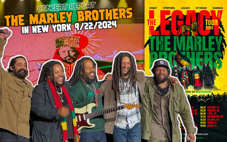 Concert Report: The Marley Brothers Legacy Tour in New York 9/22/2024