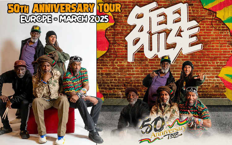 Steel Pulse announces 50th Anniversary Tour 2025