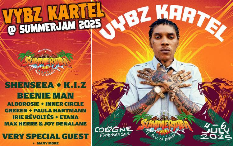 Vybz Kartel Confirmed for SummerJam 2025