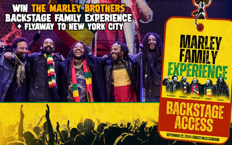 Win The Marley Brothers Backstage Family Experience