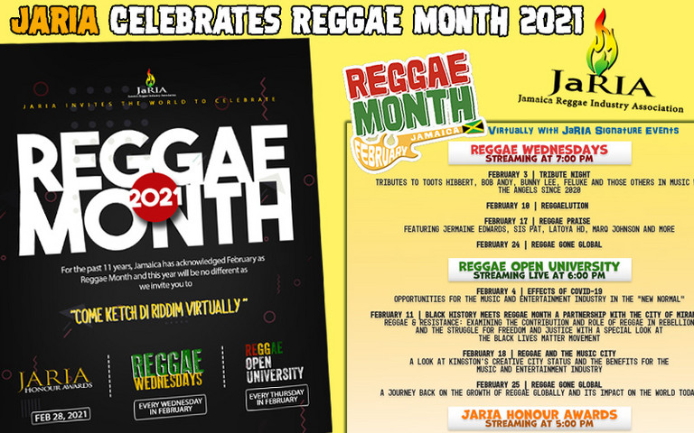 Jamaica Reggae Industry Association (JaRIA) celebrates Reggae Month ...