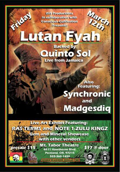 lutan fyah tour dates