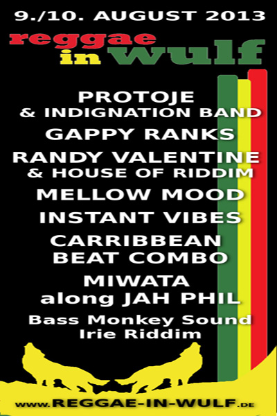 Reggae In Wulf 2013