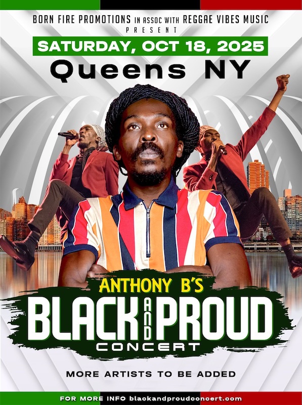 Anthony B - Black & Proud Concert New York 2025