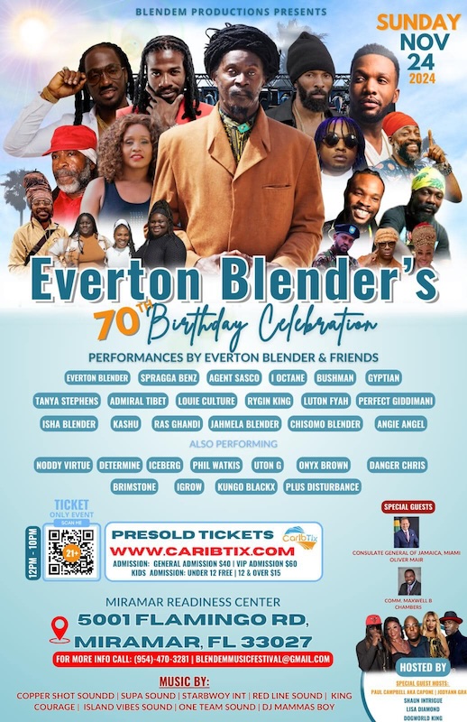 Everton Blender's 70th Birthday Celebration 2024