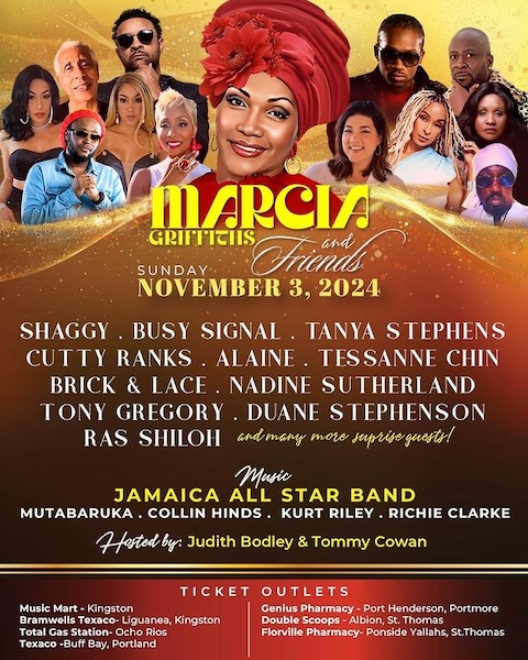 Marcia Griffiths & Friends 2024