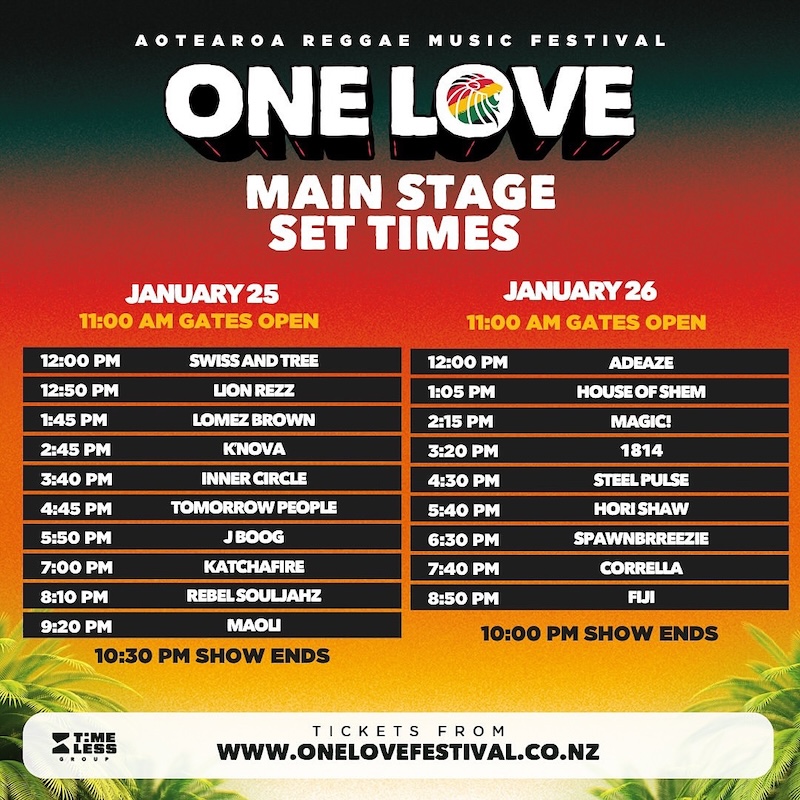 One Love Festival NZ 2025