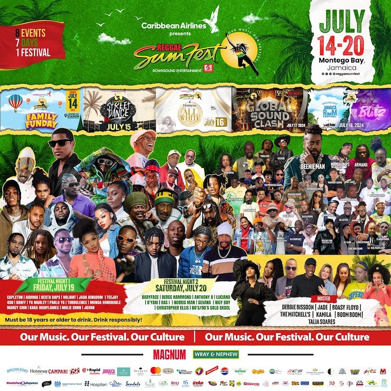 Information Reggae Sumfest 2024