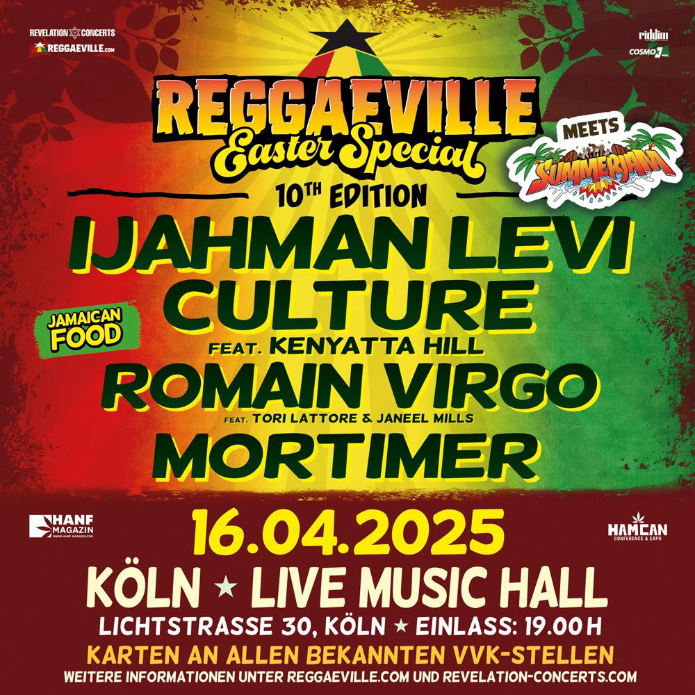 Reggaeville Easter Special meets Summerjam - Köln 2025