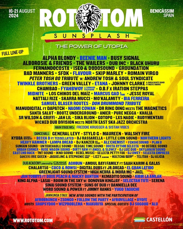 Rototom Sunsplash 2024