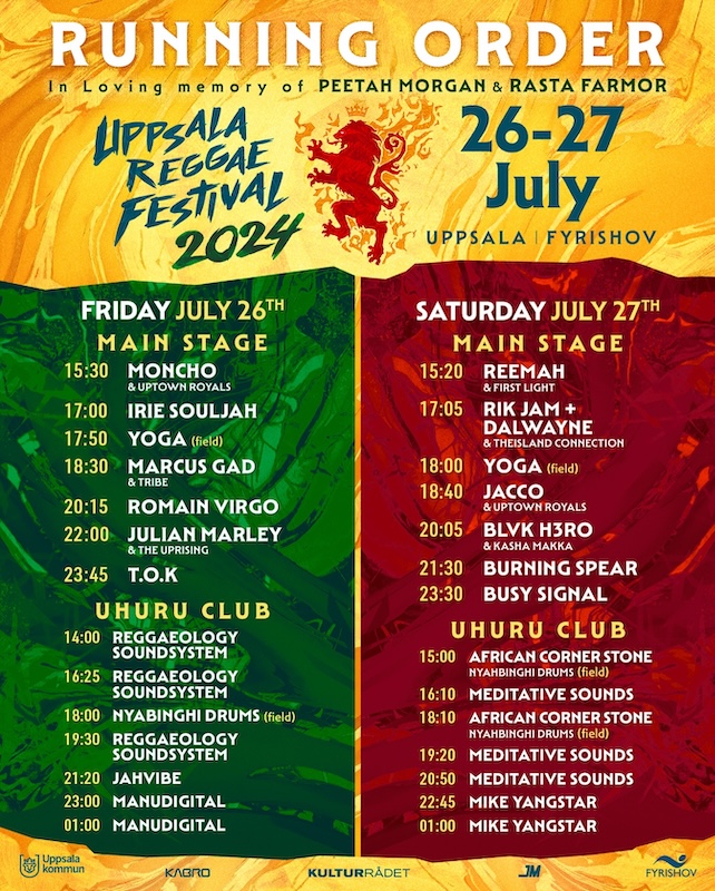 Uppsala Reggae Festival 2024