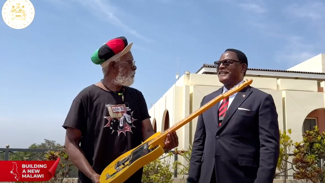 Burning Spear meets the Malawi President Lazarus Chakwera [10/26/2024]