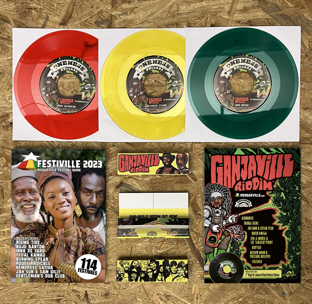 Release: Ganjaville Riddim (Vinyl Deluxe Package)