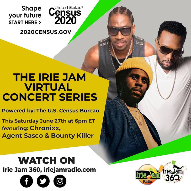 Irie Jam Virtual Concert Series 6 2020