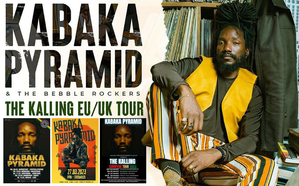 Kabaka Pyramid & The Bebble Rockers - The Kalling EU/UK Tour 2023