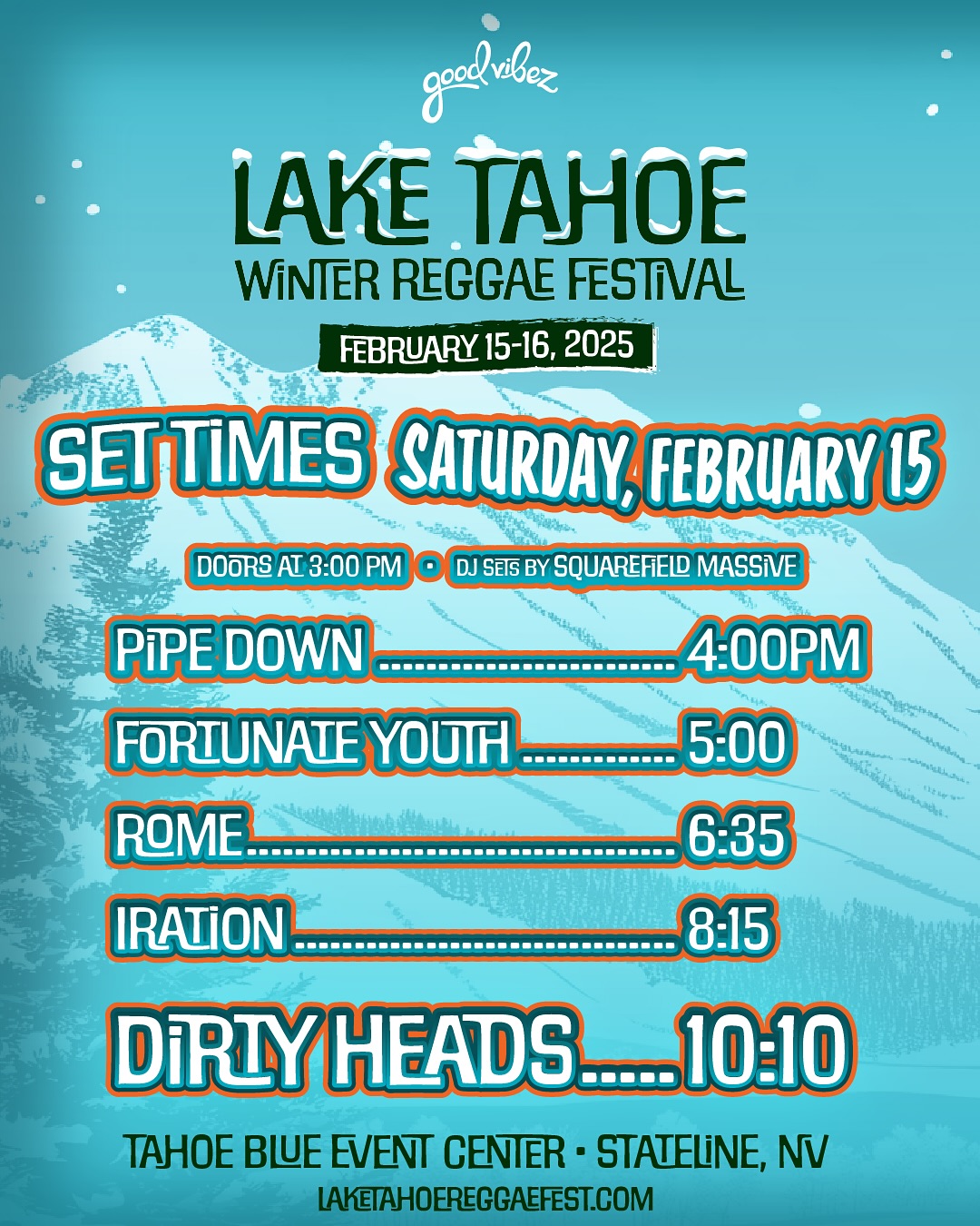 Lake Tahoe Winter Reggae Festival 2025