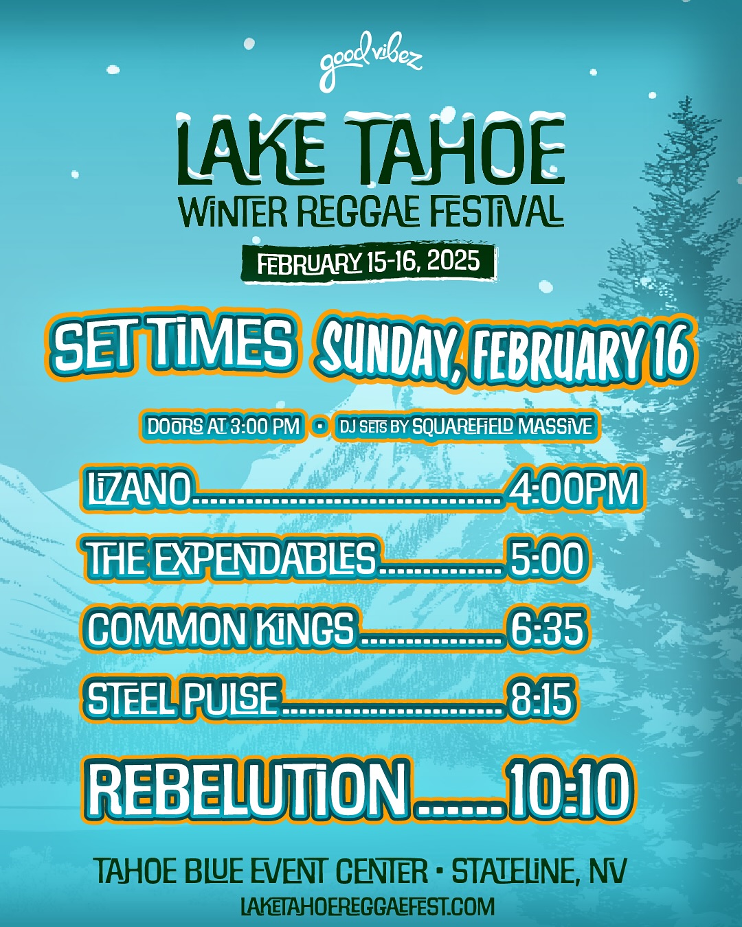 Lake Tahoe Winter Reggae Festival 2025