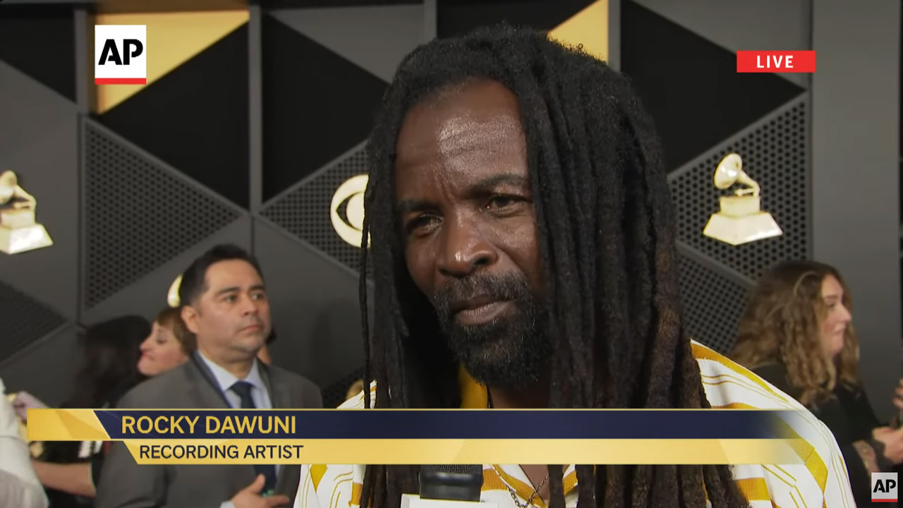 Rocky Dawuni - Red Carpet Interview @ GRAMMYs 2025 [2/2/2025]