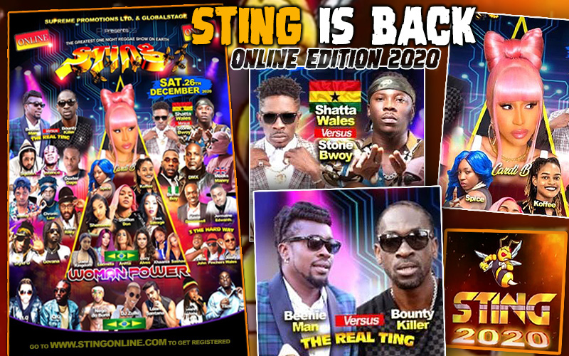 Sting is Back - Online Edition 2020 with Beenie Man, Bounty Killer ...