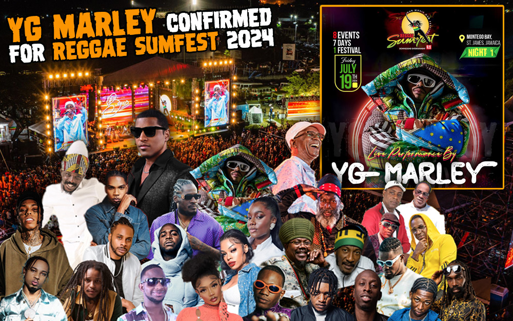 YG Marley Confirmed for Reggae Sumfest 2024