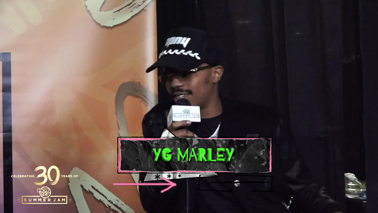 YG Marley Interview @ HOT 97 Summer Jam [6/2/2024]