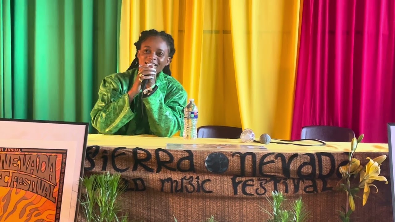 Lila Iké at the Press Tent @ Sierra Nevada World Music Festival 2023 [6/18/2023]