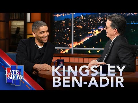 Kinglsey Ben-Adir about the Bob Marley Movie @ The Late Show with Stephen Colbert [1/24/2024]