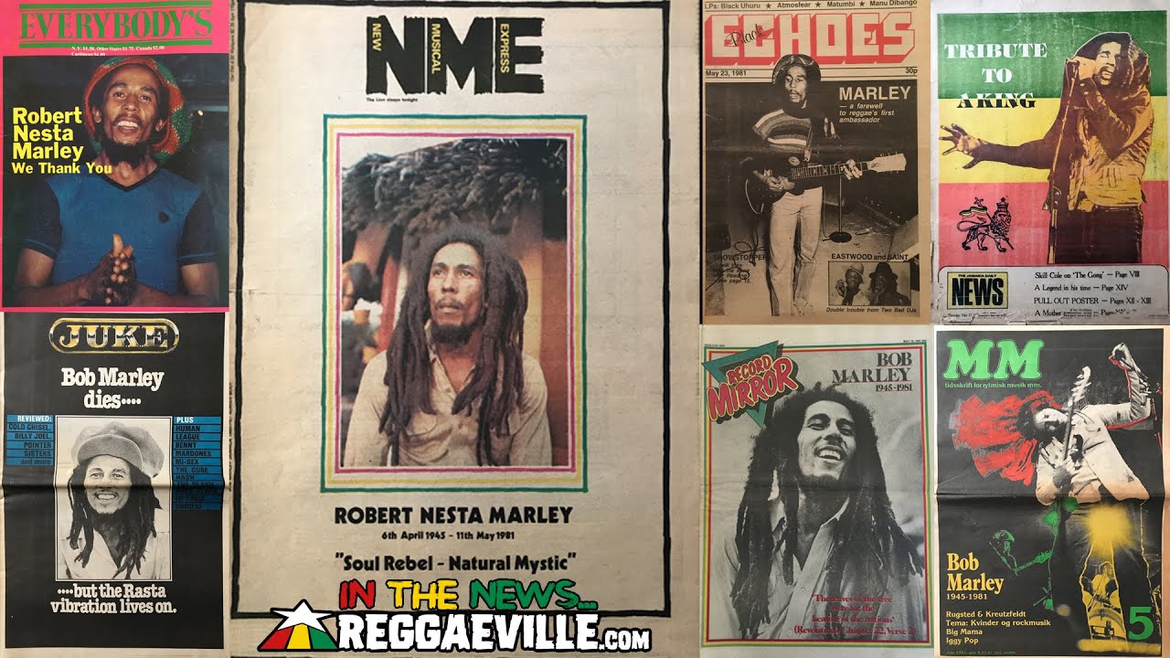 IN THE PRESS 1981... Bob Marley RIP - May 11, 1981 (40th Anniversary 2021) [5/11/2021]