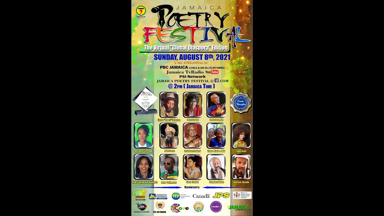 Jamaica Poetry Festival 2021 (Live Stream) [8/8/2021]