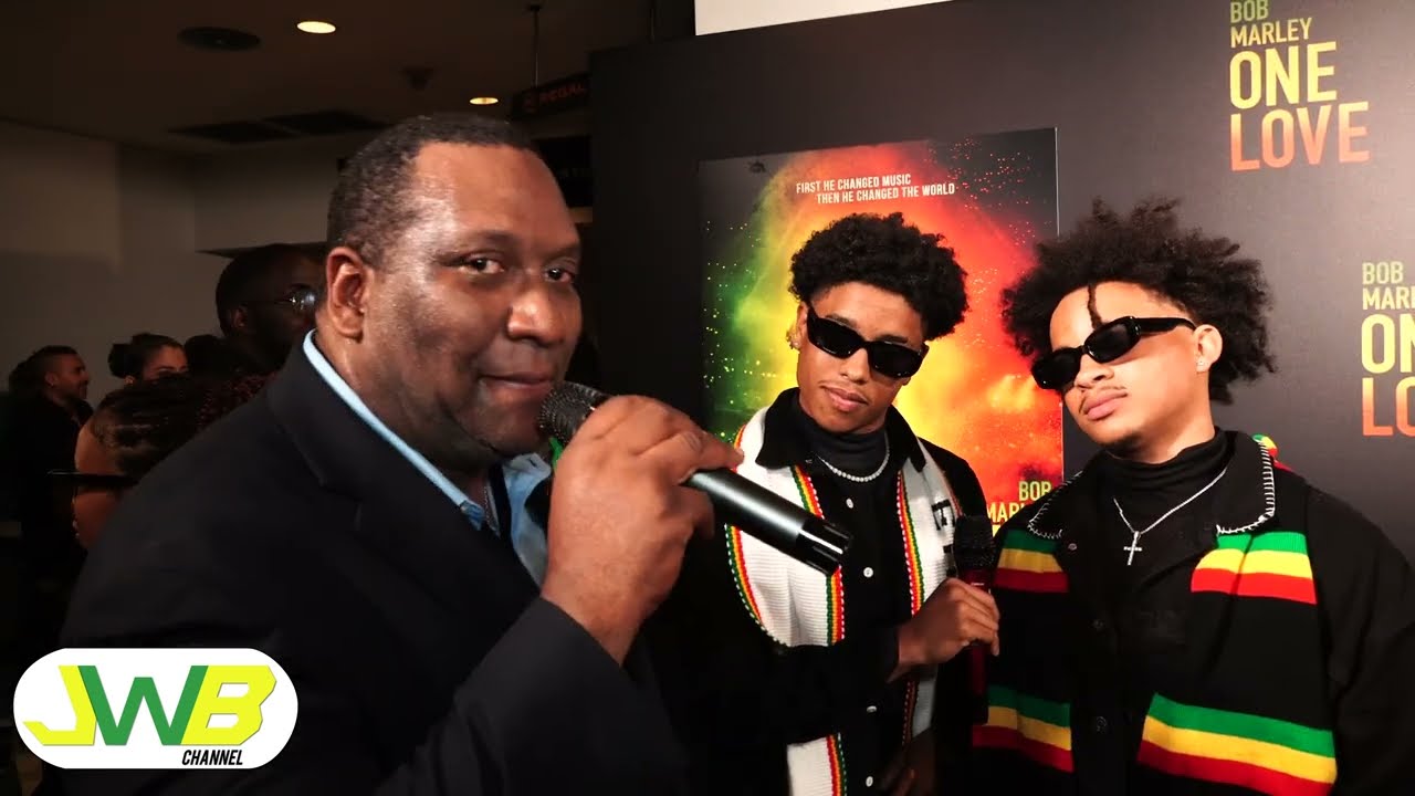 Benjamin & Jeremiah Marley Interview @ Bob Marley: One Love Premiere in Miami, FL [2/16/2024]