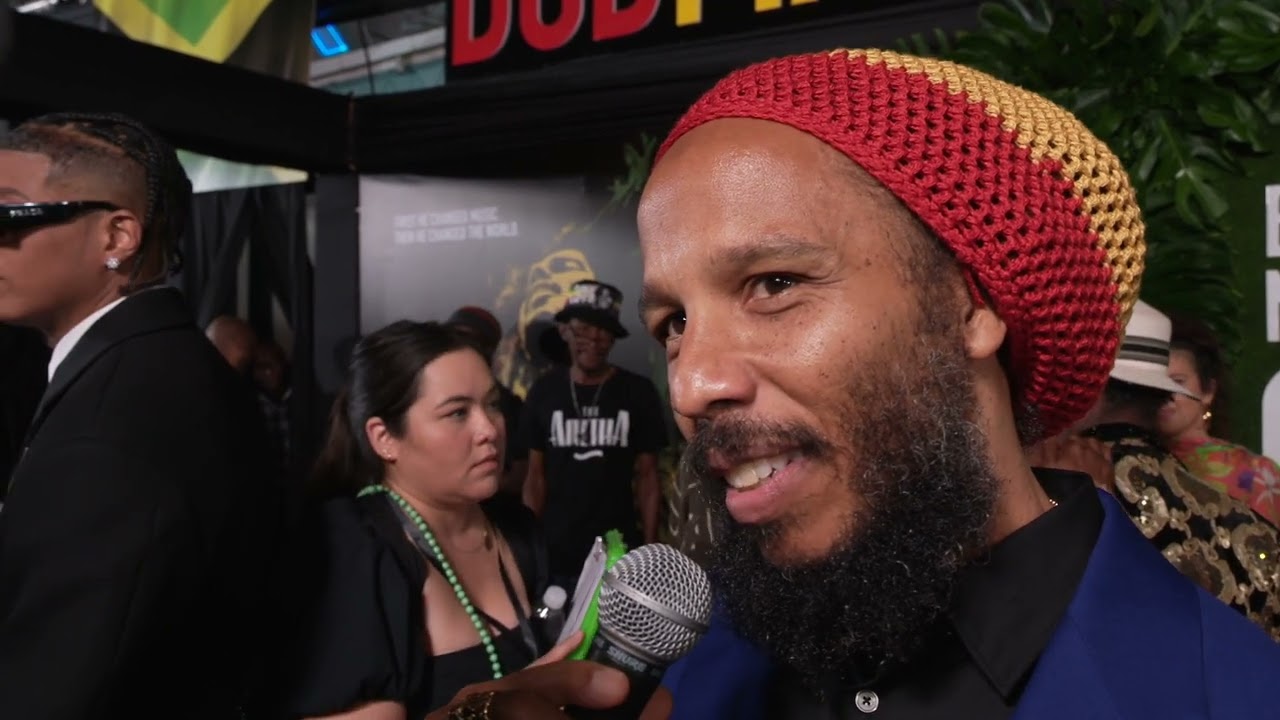 Ziggy Marley - Red Carpet Interview @ Bob Marley One Love Jamaica Premiere [1/23/2024]