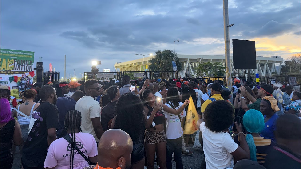 Outside National Stadium in Kingston, Jamaica @ Vybz Kartel - Freedom Street 2024 [12/31/2024]