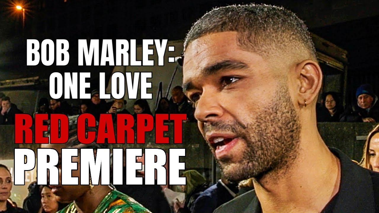 Bob Marley: One Love Movie UK Premiere and Cast Red Carpet Interviews [1/30/2024]