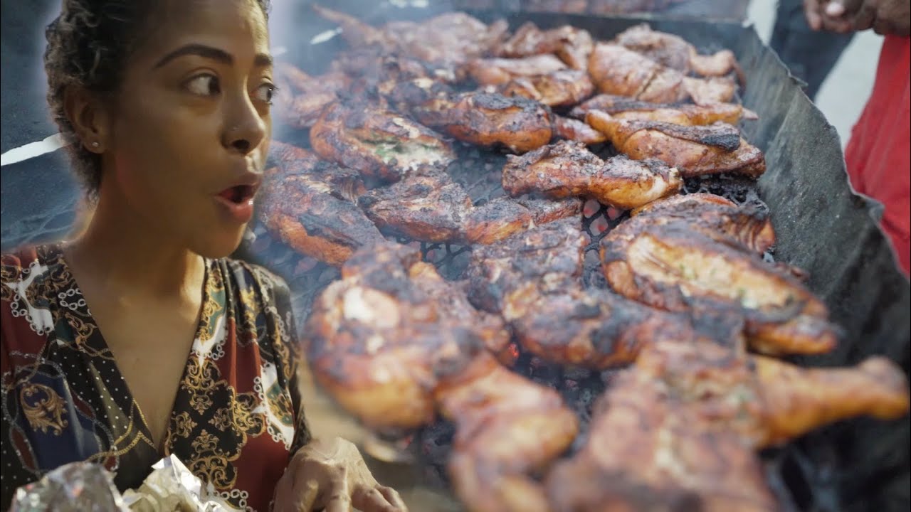 The Ultimate Jamaican Street Food in Kingston Jamaica (SOAI VLOGS) [3/12/2021]