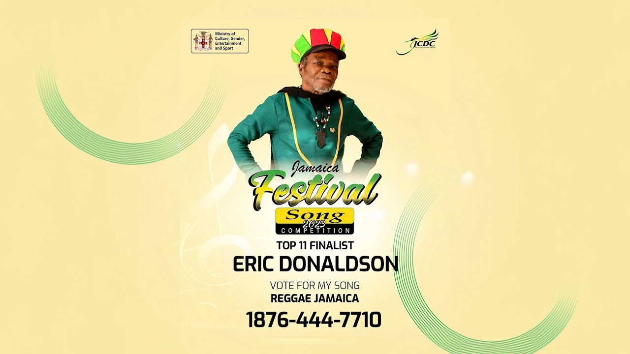 Eric Donaldson - Reggae Jamaica (JCDC Festival Song Competition 2023) [7/20/2023]