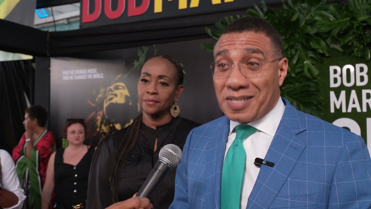 Prime Minister Andrew Holness - Red Carpet Interview @ Bob Marley One Love Jamaica Premiere [1/23/2024]