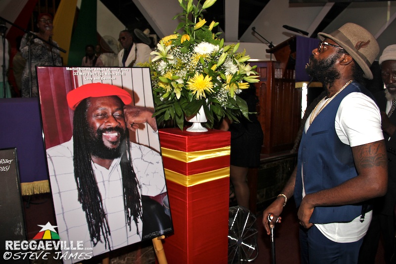 Photos: Jimmy Riley - Funeral Service in Kingston, Jamaica