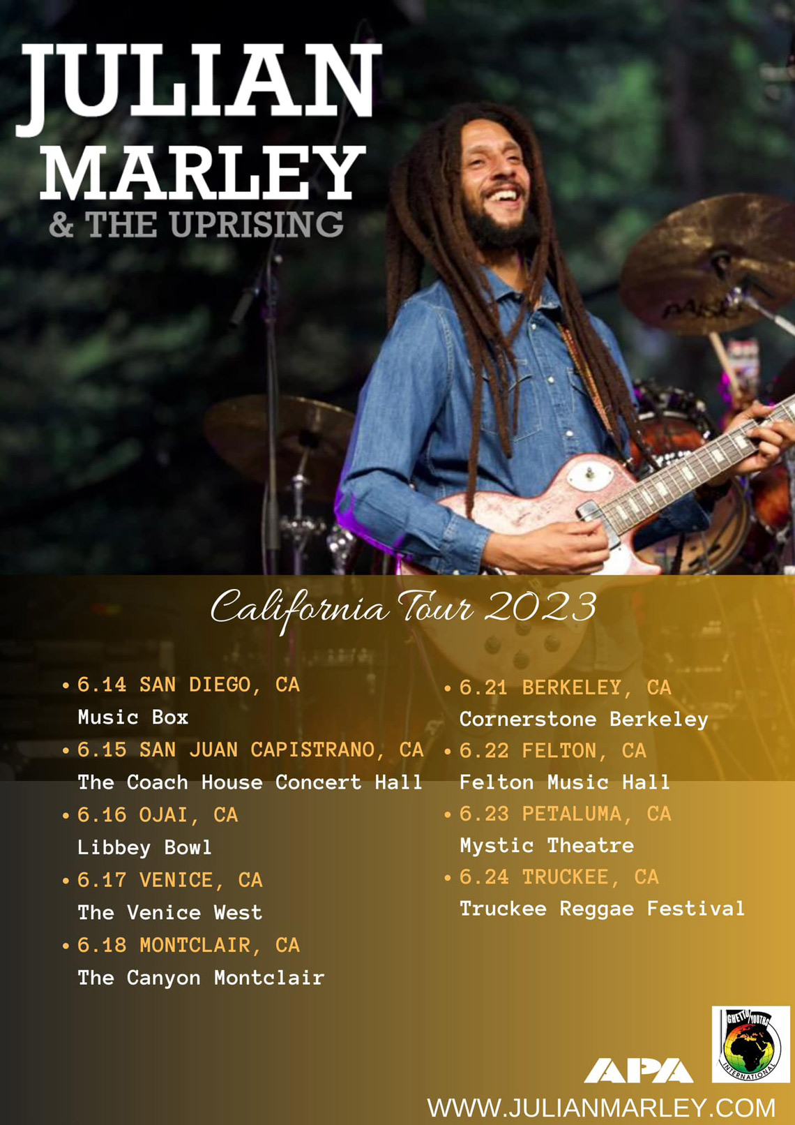 julian marley tour