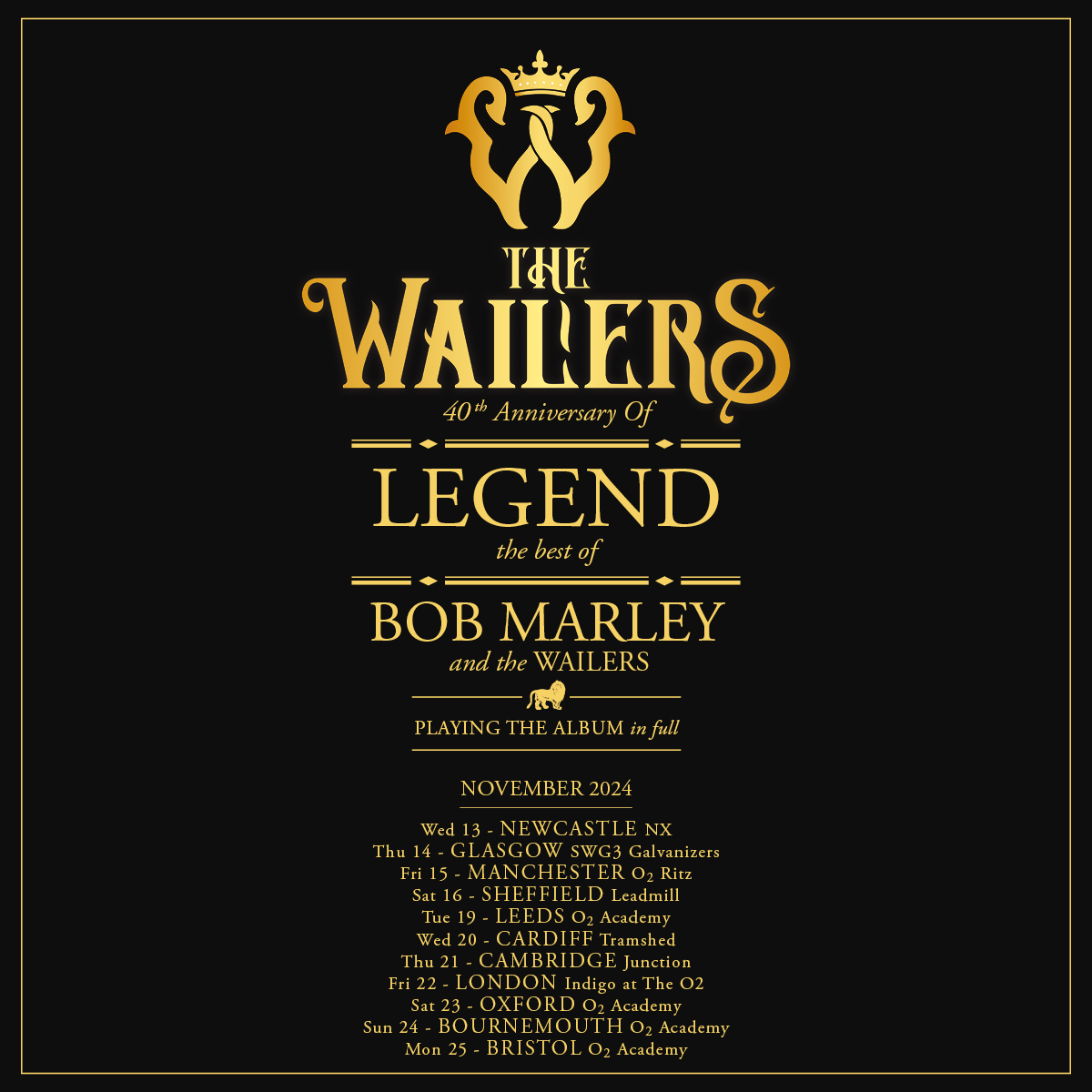 the wailers tour uk 2023