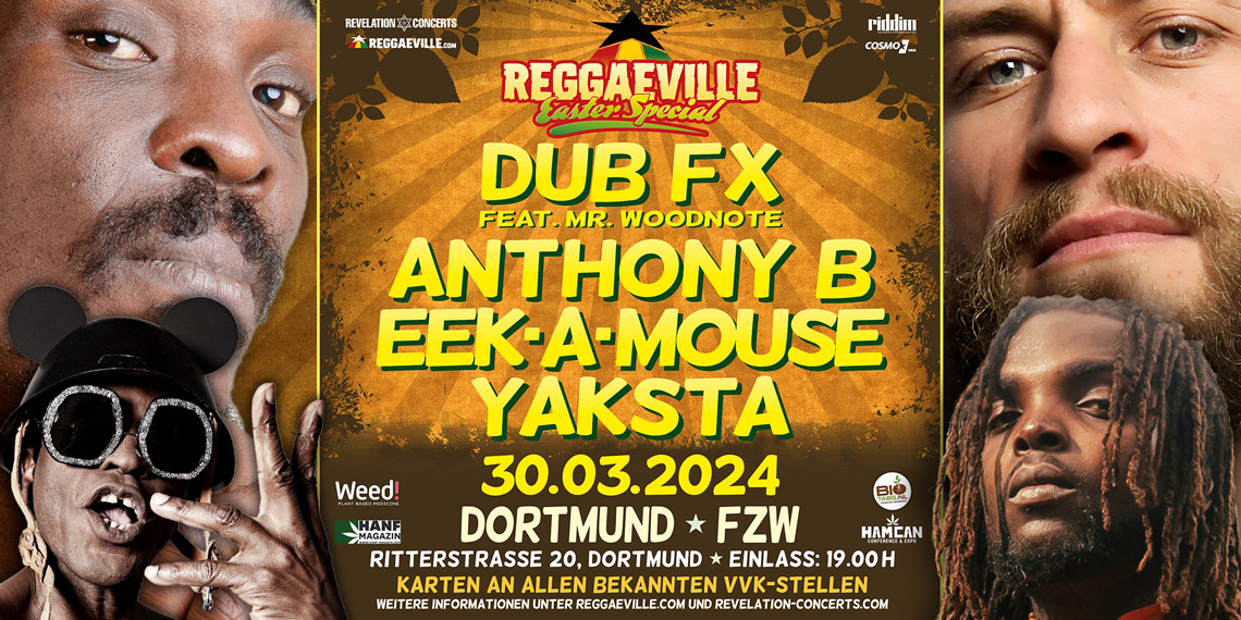 Dub FX feat. Mr. Woodnote, Anthony B & House of Riddim